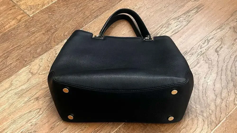 Michael Kors Savannah Large Saffiano Leather Satchel Black